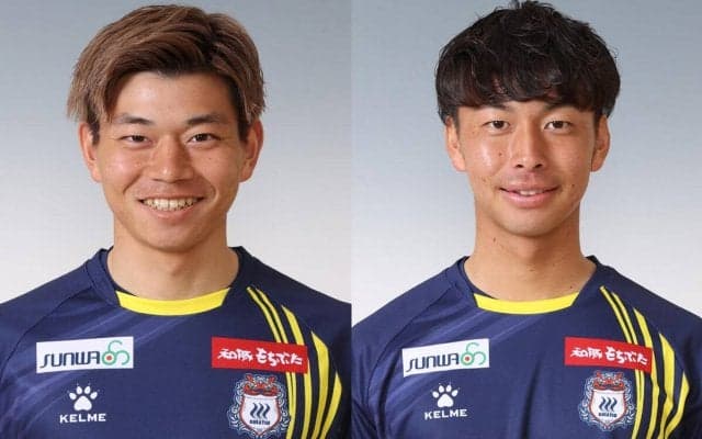 群馬が今季30試合以上出場した主軸のMF山中惇希、DF中塩大貴と契約更新
