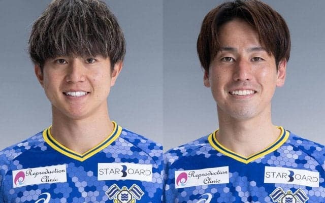 今治が在籍6年目のMF山田貴文、7年目のMF楠美圭史と契約更新