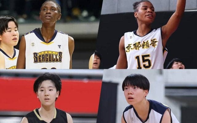 桜花学園と京都精華学園の主将がアシスト部門で同率1位に／ウインターカップ女子3回戦スタッツリーダー