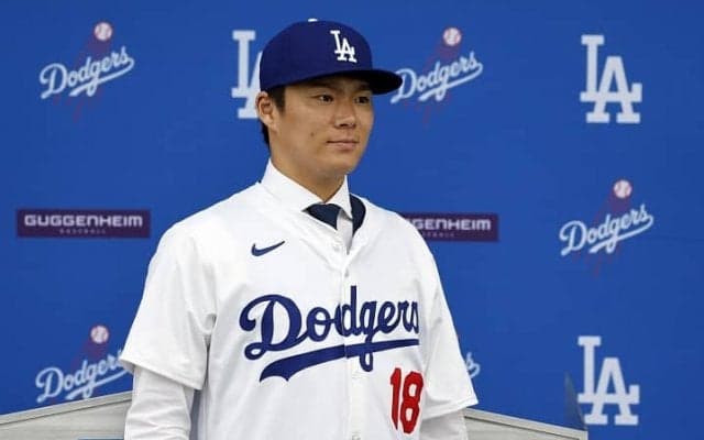 「今日からは本当の意味で憧れることをやめなければいけません」ドジャース・山本由伸　入団会見でメジャー挑戦の覚悟語る