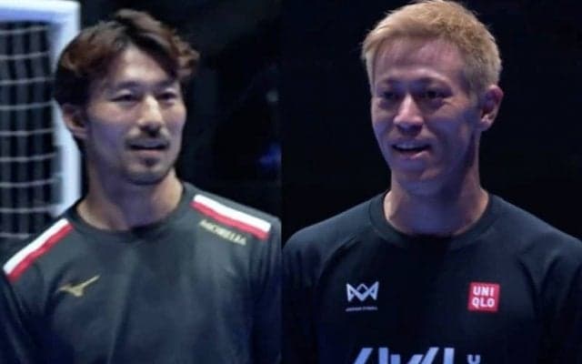 「シャレオツ」「うまっ」本田圭佑が家長昭博との“夢の同級生コンビ”でハットトリック達成の瞬間！完璧すぎる連携に「やっぱ持ってる男はちがう」「本田△」など大反響