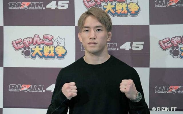 【RIZIN.45】朝倉海、“決意”の金髪で王者・アーチュレッタにKO宣言「王者になるから金色かなと」