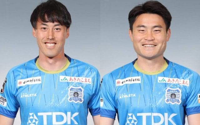 秋田がベテランのFW青木翔大＆DF小柳達司と契約更新「秋田一体で最高の1年に」「自分ができる最大値をチームに還元」
