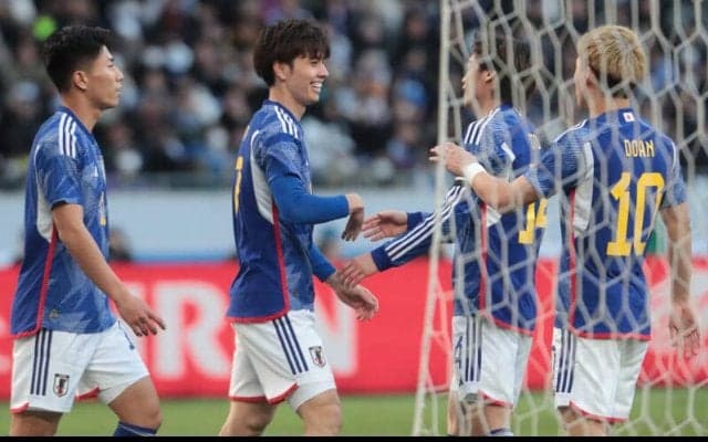 日本代表が初の元日戦快勝！ 2024年代表第一号の田中碧弾を含む5発【TOYO TIRES CUP 2024】