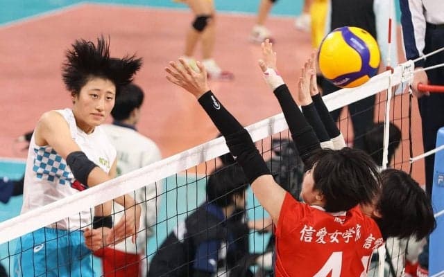 春高バレー　共栄学園・秋本「自分の責任」初戦で散る