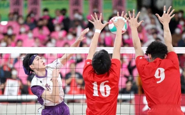 春高バレー　昇陽・小山海皇、春高初勝利に「ノリノリっすね」