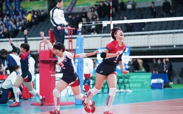 京都橘が高さを生かし城南を撃破、2回戦進出決める【春高2024】