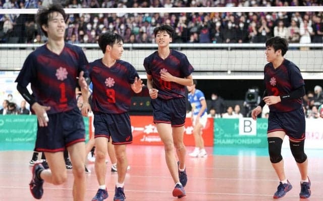 春高バレー　東京男子・駒大高は２回戦進出、東亜学園は逆転負け