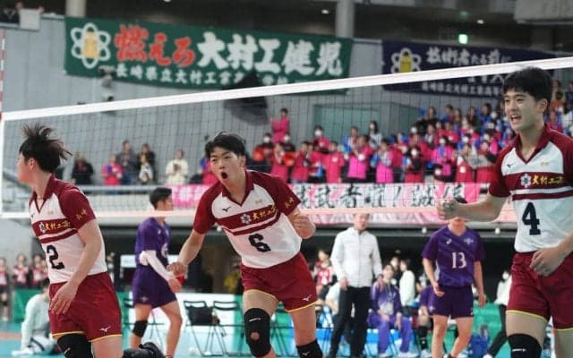 春高バレー　大村工、Ｕ１８代表・土井の攻守で快勝「絶対に勝つという気持ちで」