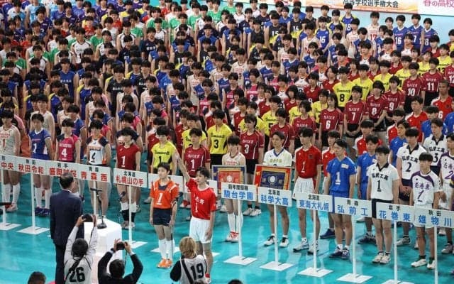 春高バレー　千葉男子・習志野の後藤主将、高らかに選手宣誓