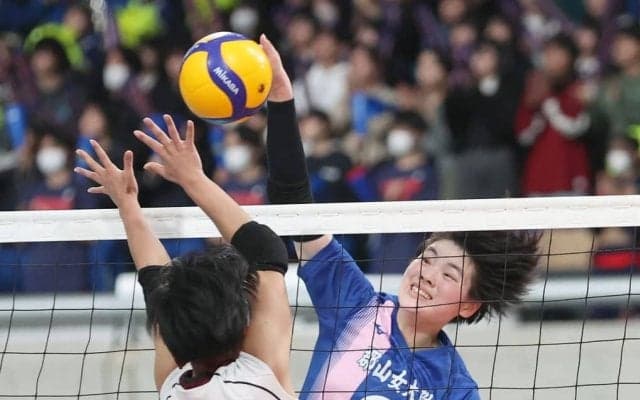春高バレー　郡山女大付、２冠女王に粘りみせた　エース浅利「自分たちのプレーはしっかりできた」