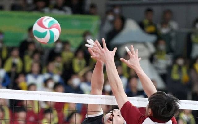 春高バレー　男子の大村工は主将エースの負傷が響く　２回戦の金星から一転フルセット負け