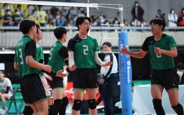 春高バレー　男子の正智深谷は８強ならず　エースの白野大稀は充実感「この舞台に出れて楽しかった」