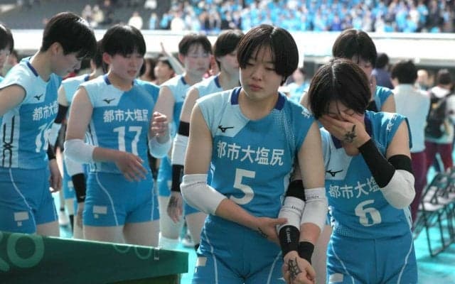 春高バレー　女子の都市大塩尻はフルセットで涙…インターハイ準優勝校が準々決勝で敗退