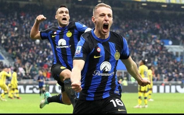 復帰のラウタロ弾にフラッテージの後半AT弾、ラストプレーのPK失敗に救われたインテルがヴェローナに競り勝ち冬の王者に【セリエA】