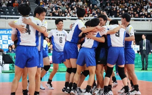 春高バレー　駿台学園、史上８校目の大会連覇