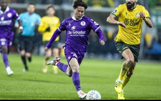 三戸舜介がオランダデビュー戦でゴール！　出場45分も持ち前のスピードでアピール