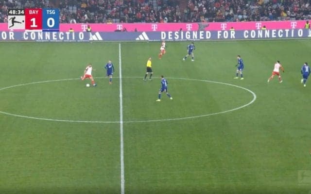 「ベッカムかよ！」「上手すぎるだろ」 35メートル級の“超絶ロングフィード”が炸裂した瞬間　ゴールだけじゃない高精度パスを放った“超万能”怪物FWケインのスーパープレー