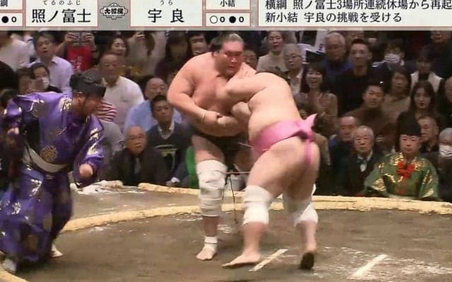 「ゾッとしました……」横綱、業師の右肘を“怪力”で極めて放送席戦慄「肘があらぬ方向に」
