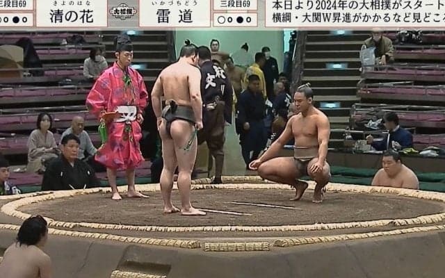 18歳の“四股名がかっこいい”力士に視聴者「いい体やなぁ」と反響 打点の高い四股にも注目