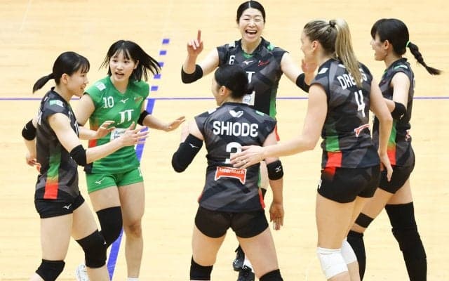 VリーグV1女子　JTが15連勝でV・ファイナルステージ進出決定