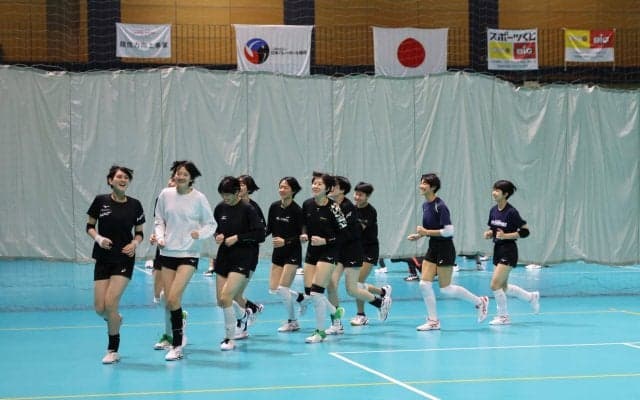 全国中学生選抜の男女各12名が今年2月のイタリア遠征へ向けて合宿を実施