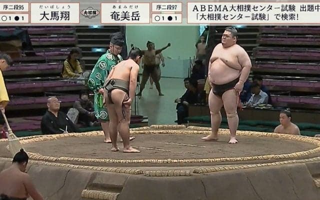 スリムな15歳力士、体重差83キロの巨漢力士を衝撃の電車道 「おぉ」館内にどよめき広がる