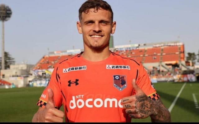 今治が柏退団のFWアンジェロッティを獲得！　昨季はレンタル先の大宮で34試合5得点