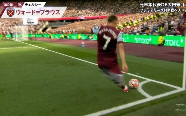 “ベッカム２世”の「カーブ落下アシスト」を元日本代表DFが大絶賛！コーナーキックからの絶妙クロスは「キーパーが出そうで出れない」