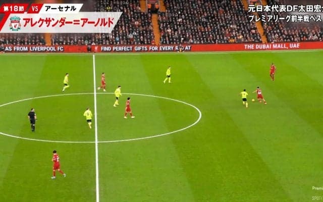 「神や」「バケモノ」プレミアリーグ前半戦ベストアシストはリヴァプールDFの超絶ロングフィード！元日本代表DFが「戦術を超えた存在」と大絶賛