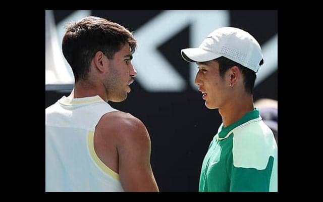  アルカラス 負傷シャンを気遣う 