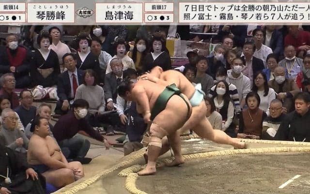 我が身を守るため力士が瞬時に180度開脚「柔らかい」「股割りの成果」「ダンサーみたいだ」驚きの声