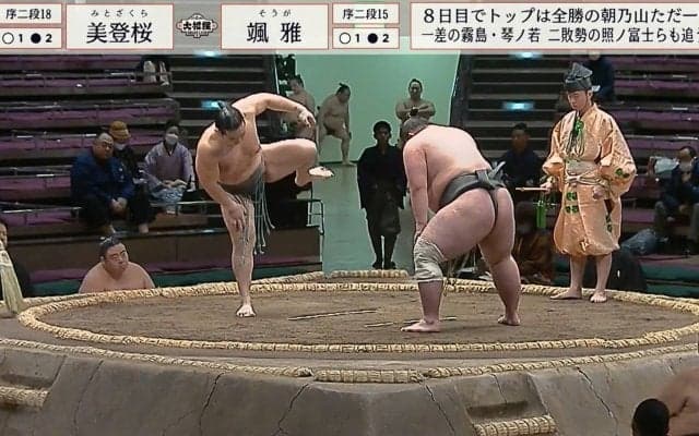 “一見の価値あり”な序二段ベテラン力士の「美四股」 積み重ねた鍛錬に称賛の声