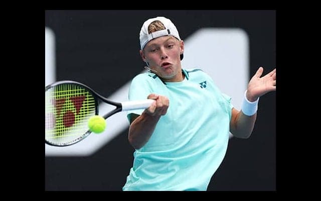 ヒューイット息子が全豪Jrに登場