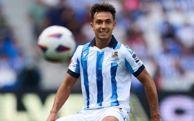 久保建英の同僚MFスビメンディにアーセナル関心も1月の獲得は見送りか？ 中盤補強の第一候補に