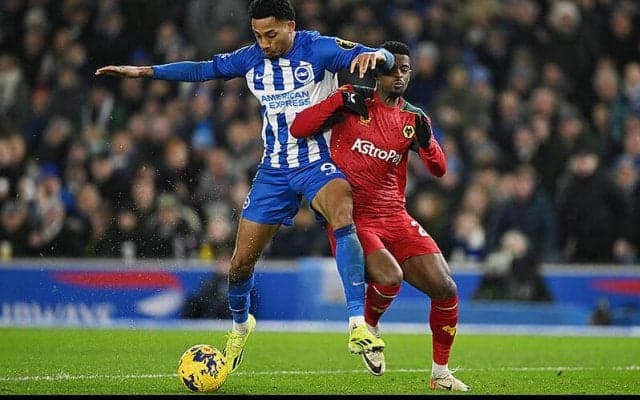 攻め手欠いたブライトンが好調ウルブスと痛み分け…リーグ2戦連続のゴールレスドローに【プレミアリーグ】