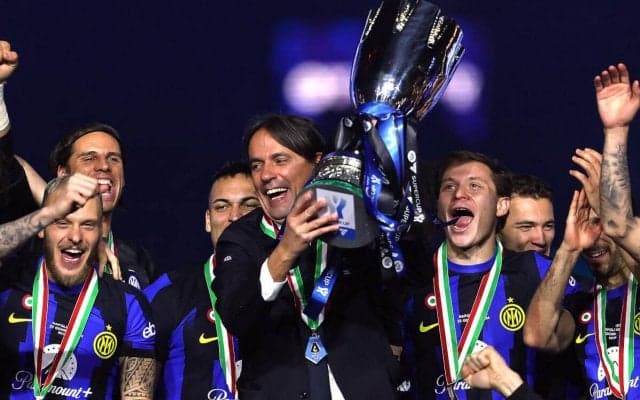 3連覇達成でスーペル・コッパ最多優勝監督となったインザーギ「少し苦しんだが…」