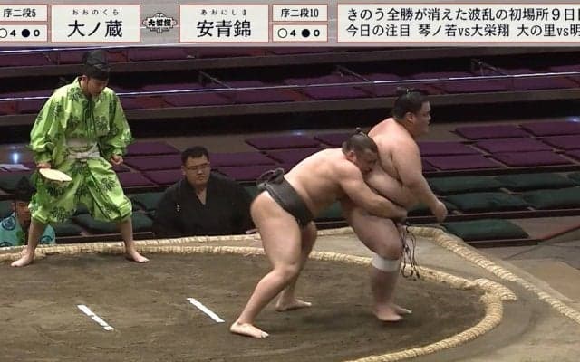 19歳“規格外”力士が強すぎて起こった珍事 負けた力士が思わず笑顔になる瞬間に「笑えるよねww」共感の声