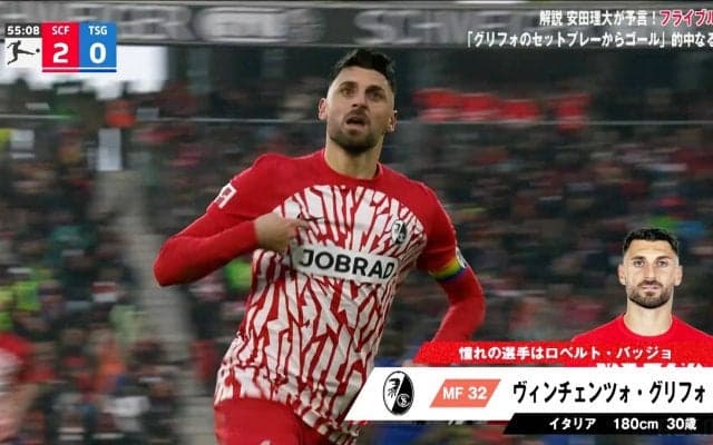 堂安律がいなくても俺がいる！華麗ゴラッソ＆正確アシストのファンタジスタ、ブンデスリーガ18節のMVPに輝く「ロッベンに似ている」