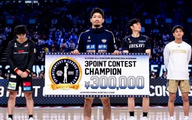 琉球の岸本隆一が球宴3Pコンテストの賞金を全額寄付…「令和6年能登半島地震」復興を支援