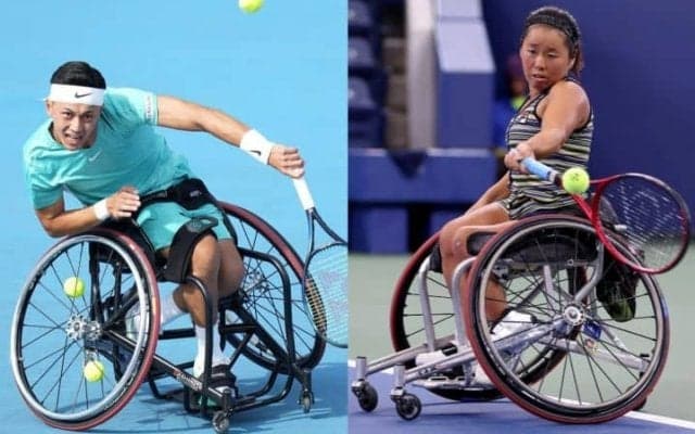 全豪オープン車いす部門が開幕！小田凱人、上地結衣インタビュー「攻めて、攻めて、攻めまくる」プレーを見てほしい