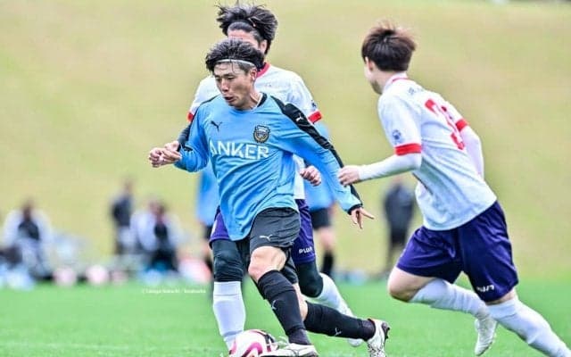 【J1川崎、1月24日のトレーニングマッチ詳報(2)】FW山田新がハットトリック、山内日向汰は1G2A、神田奏真は“初得点”と若手大活躍……マルシーニョも1G1A