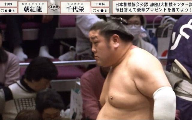 「すごいことになってる」十両力士の背中に30以上の模様が出現 「オセロできそうな背中」驚きの光景