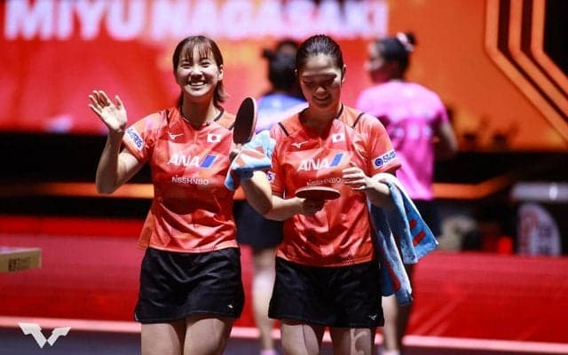 5連覇の早田ひな、伊藤美誠が不在の女子ダブルス　混迷極める争い、本命は木原美悠、長﨑美柚の“Wみゆう”か？【全日本卓球】