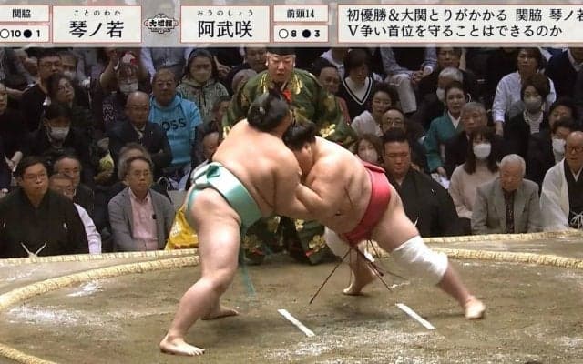 好調力士が「あんな倒れ方するなんて！」美人スー女タレントが驚き 西岩親方は“原因”を指摘