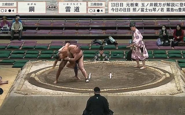 身体能力系力士は足まで自在 豪快投げを成功させた足の掛け方が絶妙すぎた「よく投げ切ったな」