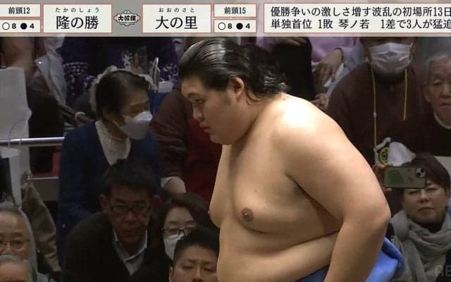 ざんばら髪だけが新入幕っぽい スケール特大・大の里、三役経験者に圧勝 玉ノ井親方「じきに優勝する大器」ファンも仰天「もはやこのクラスでは格が違うわ」