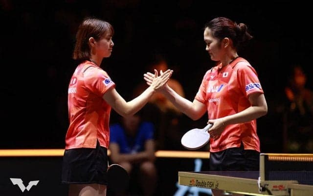 「想像以上に苦しかった」木原美悠、長﨑美柚ペアが激闘制し殊勲の初優勝　“Wみゆう”は「替えがきかない存在で特別」【全日本卓球】