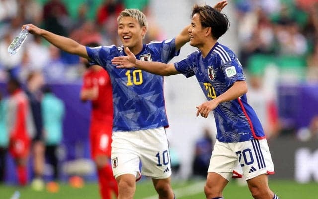 堂安、久保、上田！ 効果的にゴールを奪った日本がバーレーン下してベスト8進出、イランvsシリアの勝者と対戦【アジアカップ2023】