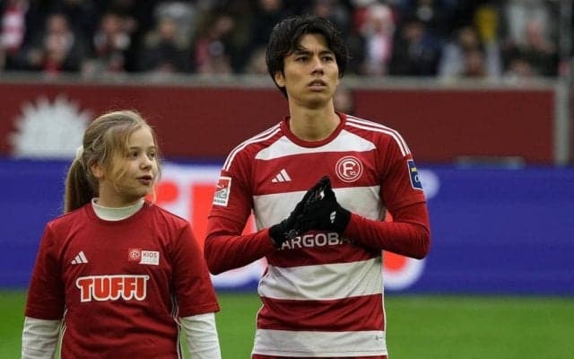 「桜木花道みたいなポジショニング」デュッセルドルフMF田中碧の「リベンジゴール」にファン興奮！「相変わらず、なぜそこに」と驚きの声